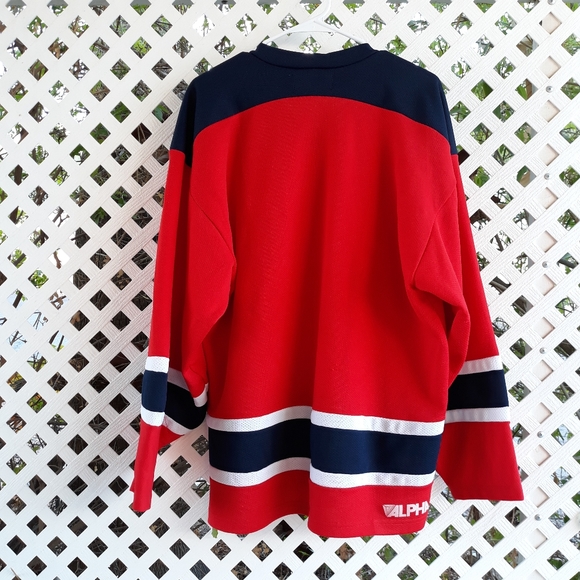 Mustang Hockey Jersey vintage Alpha Sportswear - Picture 6 of 9